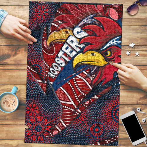 Love New Zealand Jigsaw Puzzle - Sydney Roosters Aboriginal Jigsaw Puzzle A35