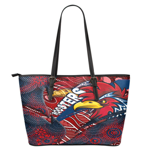 Love New Zealand Leather Tote - Sydney Roosters Aboriginal Leather Tote A35