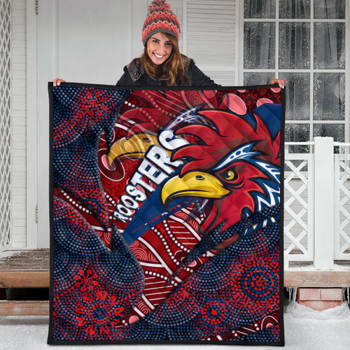 Love New Zealand Quilt - Sydney Roosters Aboriginal Quilt A35
