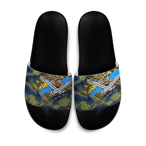 Love New Zealand Slide Sandals - Gold Coast Titans Aboriginal Slide Sandals A35