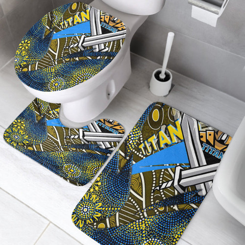 Love New Zealand Bathroom Set - Gold Coast Titans Aboriginal Bathroom Set A35