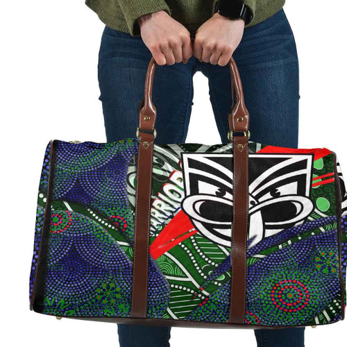 Love New Zealand Bag - New Zealand Warriors Aboriginal Travel Bag A35