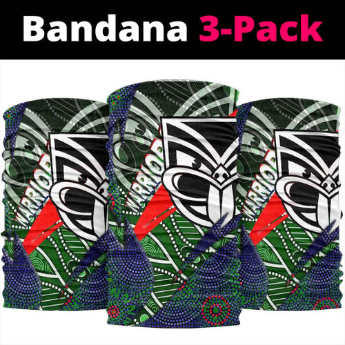 Love New Zealand Bandana - New Zealand Warriors Aboriginal Bandana A35