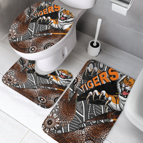 Love New Zealand Bathroom Set - West Tigers Aboriginal Bathroom Set A35