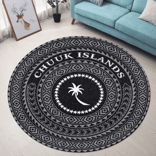 Love New Zealand Round Carpet - Chuuk Islands A95