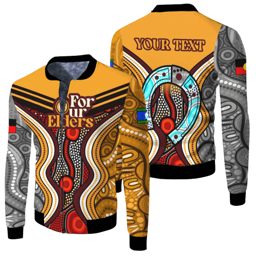 Love New Zealand Clothing (Custom) - For Our Elders NAIDOC Week 2023 Fleece Winter Jacket A35