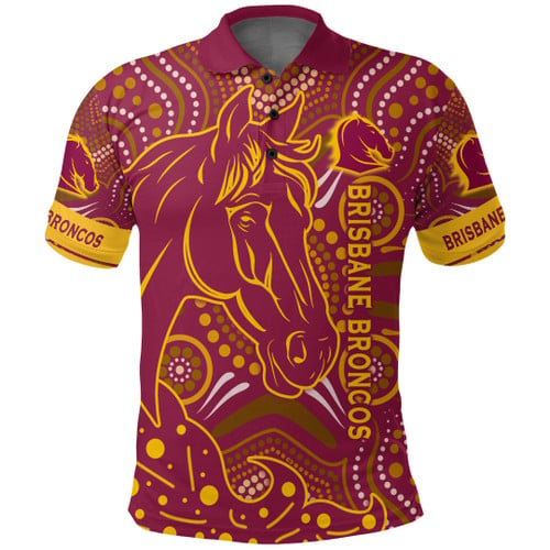 Love New Zealand Polo Shirt - Brisbane Broncos Aboriginal Special A35