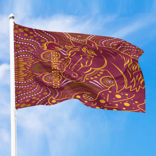 Love New Zealand Flag - Brisbane Broncos Aboriginal New Stylized Premium Flag A35