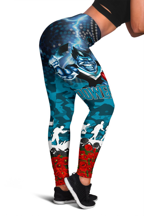 Port Adelaide Powers Leggings, Anzac Day Lest We Forget A31B