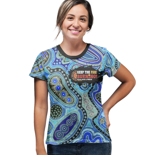 Australia Naidoc 2024 Aboriginal Dot Painting T-Shirt A31