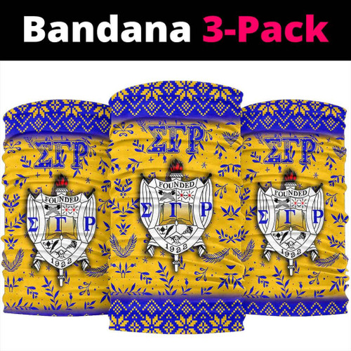 Sigma Gamma Rho Christmas Bandana A35