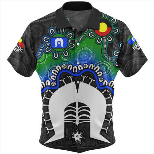 Indigenous Australian Aboriginal Hawaiian Shirt Naidoc Week 2025 Echo Of Ancestors NH24