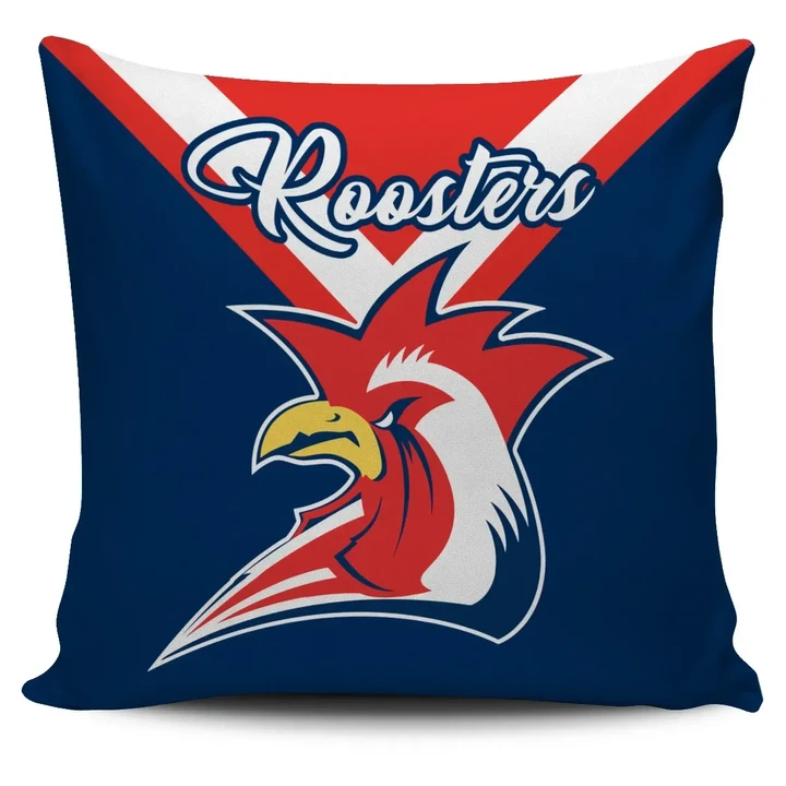Australia Roosters Pillow Cover Rugby K4 | Lovenewzealand.co