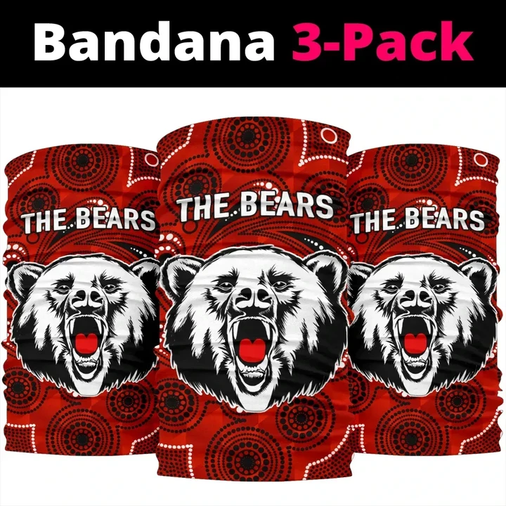 North Sydney Bandana 3-Pack The Bears Indigenous K8 | Lovenewzealand.co