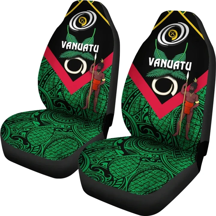Vanuatu Rugby Car Seat Covers Flag Style K13 | Lovenewzealand.co