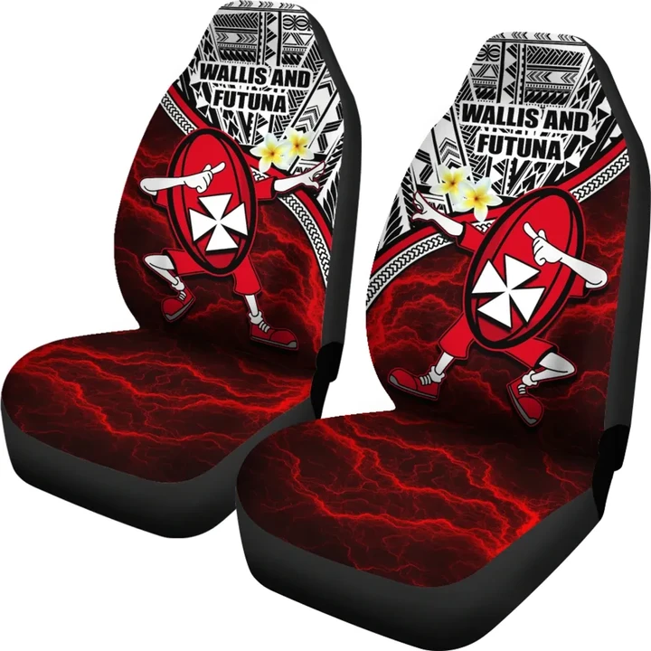 Dab Trend Style Rugby Car Seat Covers Wallis and Futuna K13 | Lovenewzealand.co