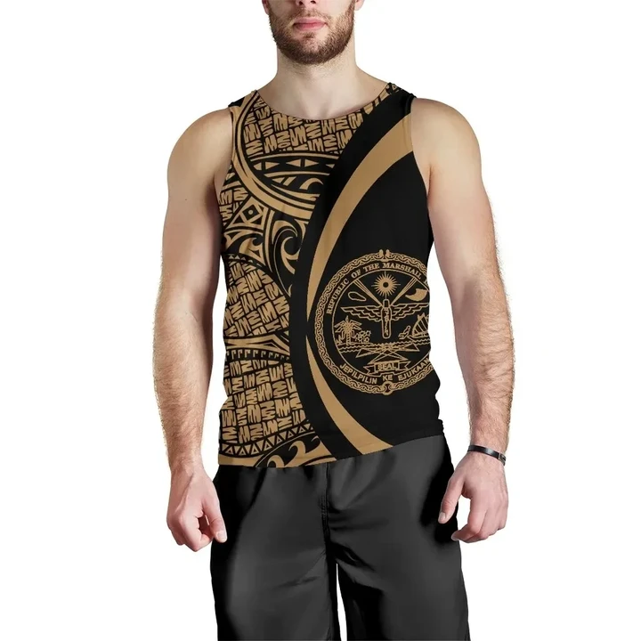 Marshall Islands Polynesian Men'S Tank Top 03 - J4 | Lovenewzealand.co