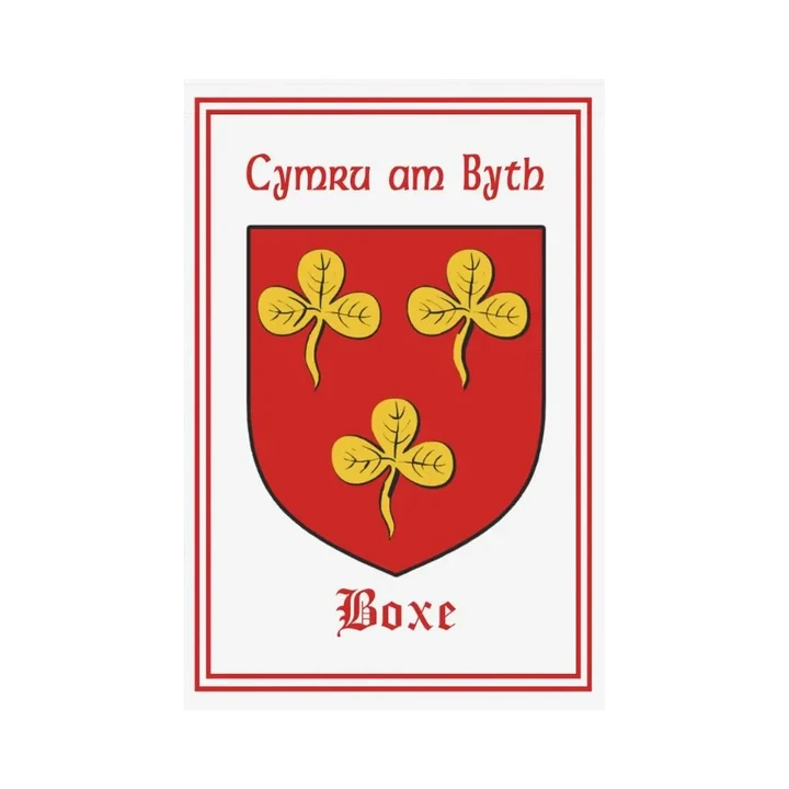 Boxe (Or Coxe, South Wales) Welsh Garden Flag A9 | Lovenewzealand.co