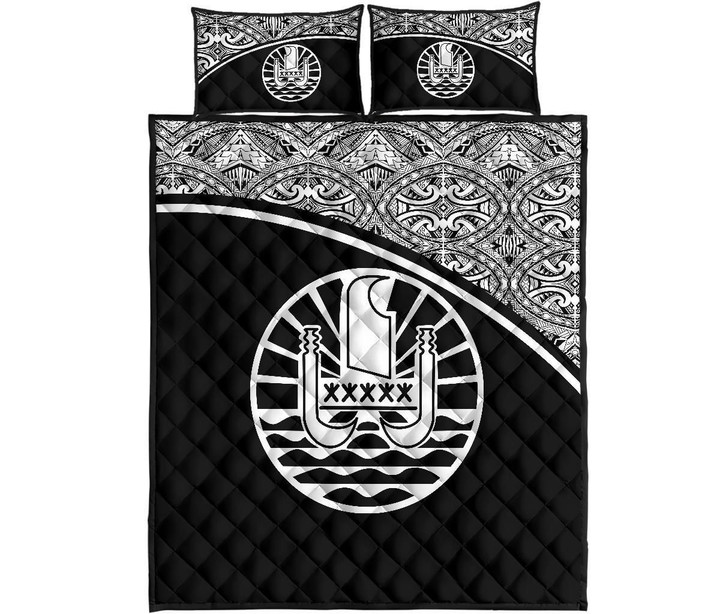 Tahiti Quilt Bed Set - Curve Black Version - BN0912 | Lovenewzealand.co