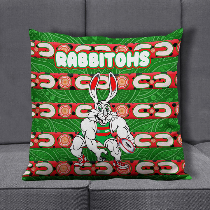 Love New Zealand Pillow Covers - South Sydney Rabbitohs Comic Style New Pillow Covers | africazone.store
