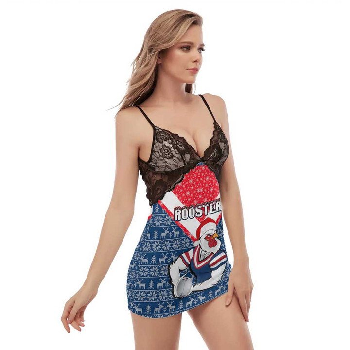 Love New Zealand Dress - Sydney Roosters Christmas Back Straps Cami Dress A31