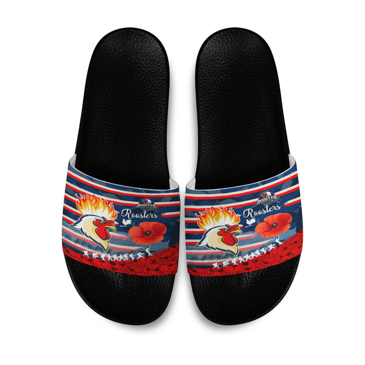 Love New Zealand Slide Sandals - Sydney Roosters Style Anzac Day New Slide Sandals | africazone.store
