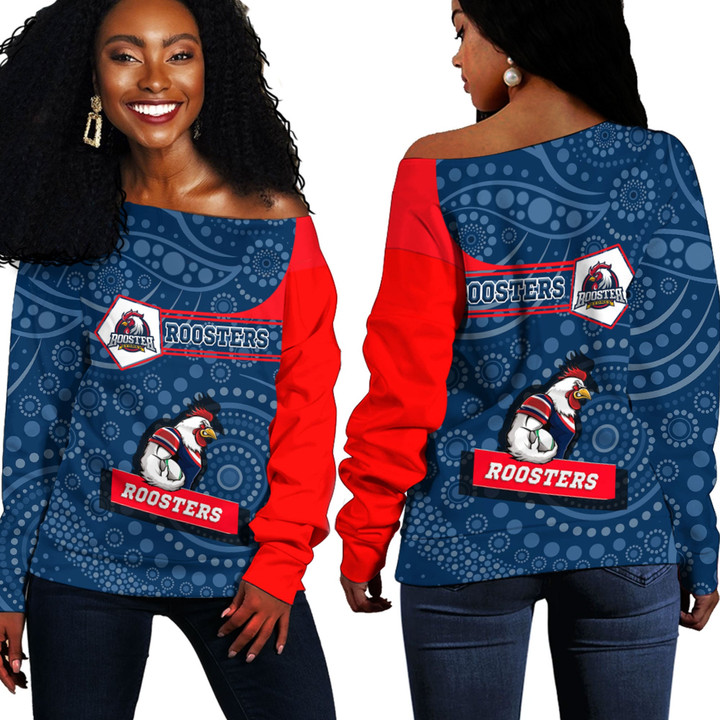 Love New Zealand Clothing - Sydney Roosters Simple Style Off Shoulder Sweaters A35 | Love New Zealand