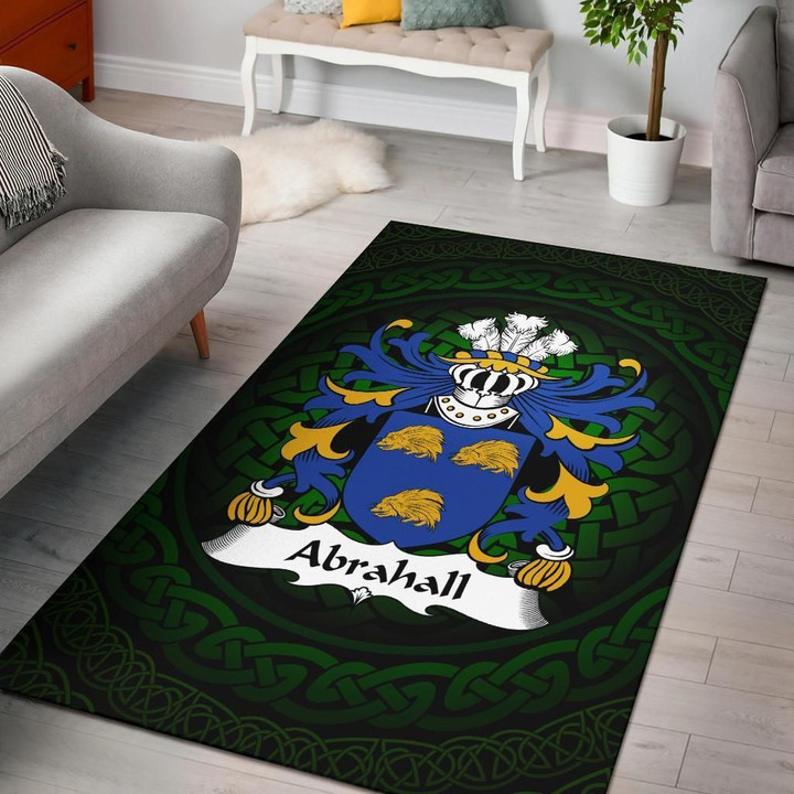 Celtic Wales - Abrahall Welsh Surname Area Rug - Bn04 | Lovenewzealand.co