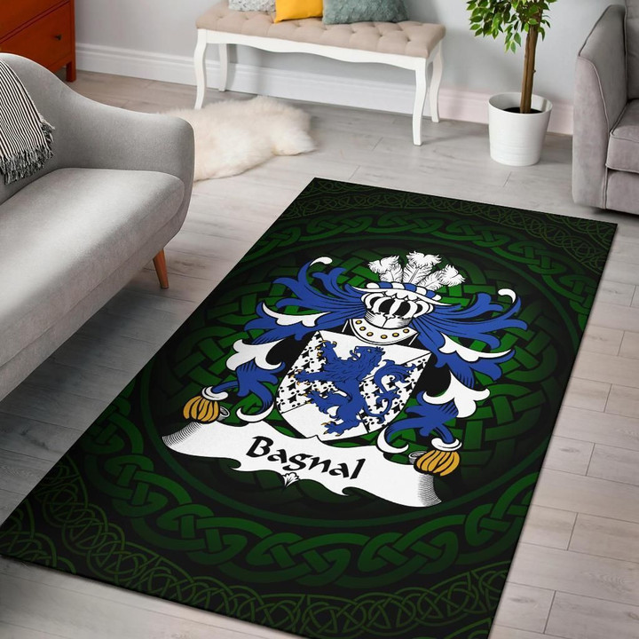 Celtic Wales - Bagnal (Of Anglesey) Welsh Surname Area Rug - Bn04 | Lovenewzealand.co