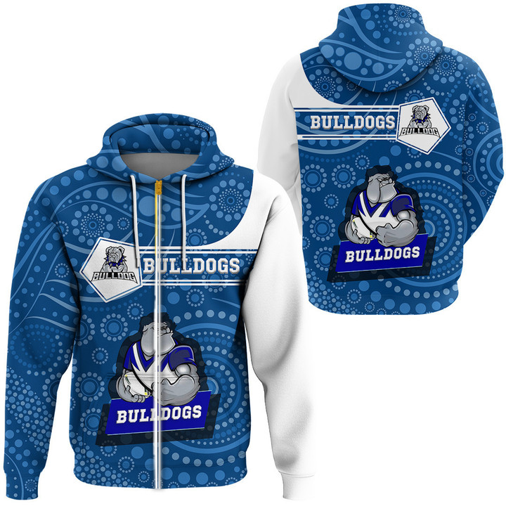 Love New Zealand Clothing - Canterbury-Bankstown Bulldogs Simple Style Zip Hoodie A35