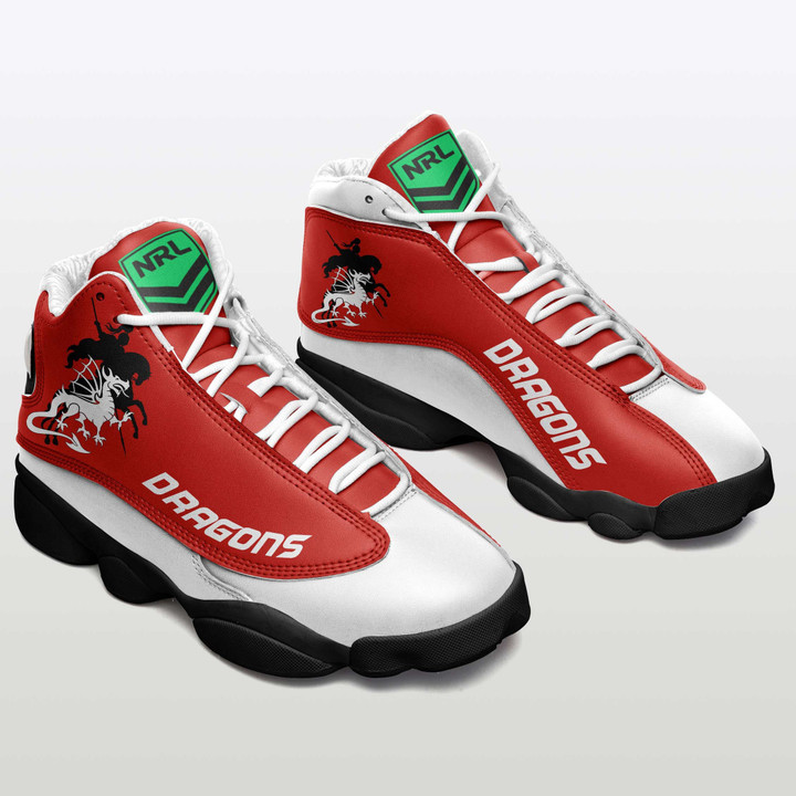 LoveNewZeland Shoes - St. George Illawarra Dragons Anzac - Lest We Forget Sneakers J.13 A7
