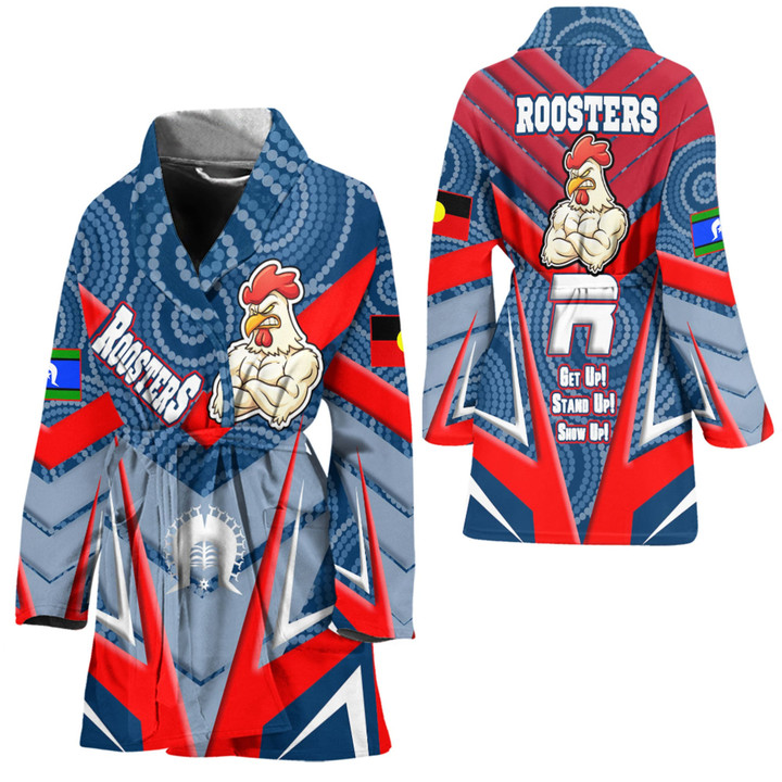 Love New Zealand Clothing - Sydney Roosters Naidoc 2022 Sporty Style Bath Robe A35 | Love New Zealand