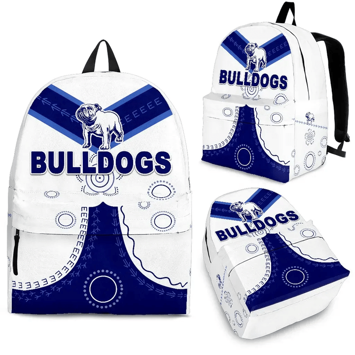 Canterbury-Bankstown Bulldogs Backpack Simple Indigenous K8 | Lovenewzealand.co