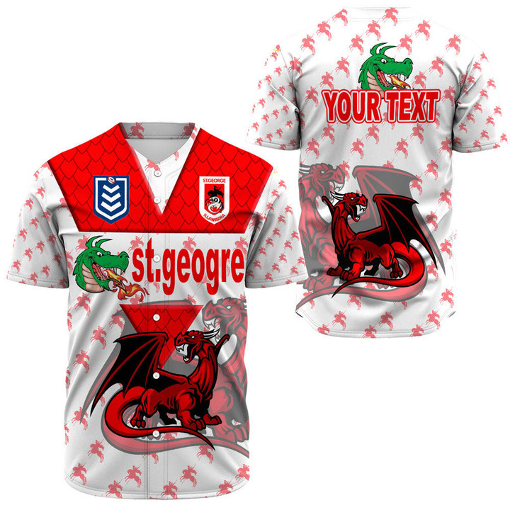 Love New Zealand Clothing - St. George Illawarra Dragons Style New Baseball Jerseys A35 | Love New Zealand