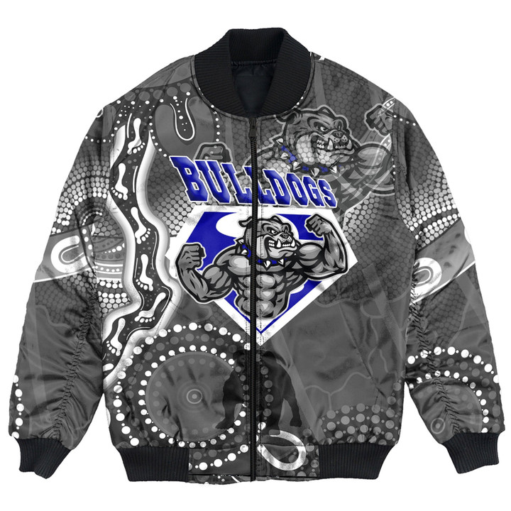 Love New Zealand Clothing - Canterbury-Bankstown Bulldogs Superman Rugby Bomber Jackets A35 | Love New Zealand