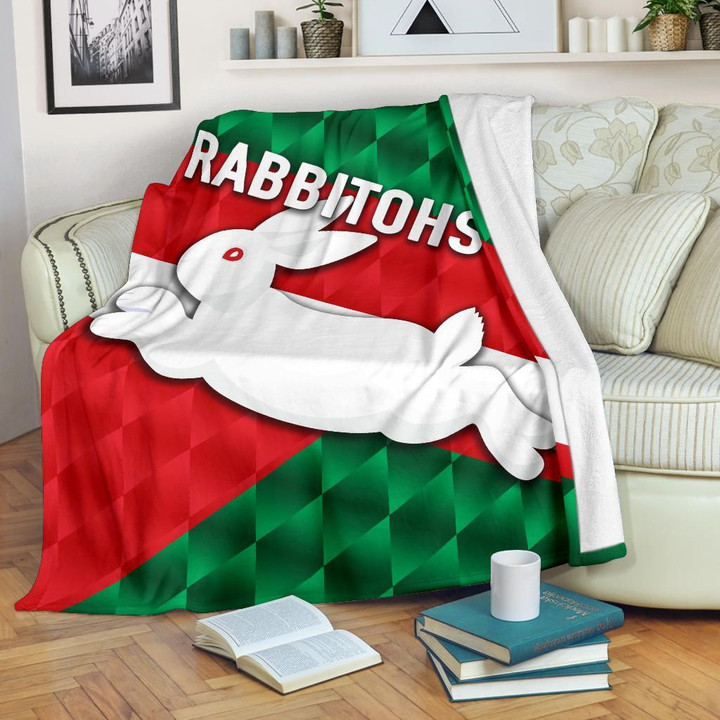 Rabbitohs Premium Blanket Sporty Style K8 | Lovenewzealand.co