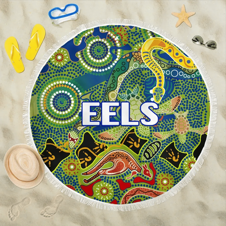 Parramatta Beach Blanket Eels Unique Indigenous K8 | Lovenewzealand.co