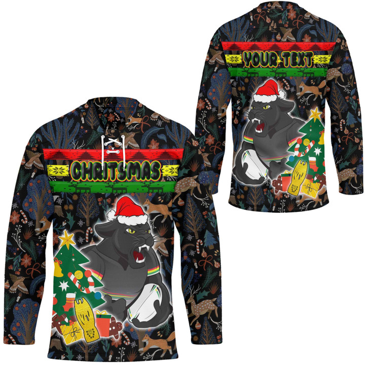Love New Zealand Clothing - (Custom) Penrith Panthers Chritsmas 2022 Hockey Jersey A35 | Love New Zealand