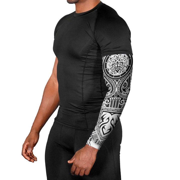 Love New Zealand Arm Sleeve - Maori Ethnic Sun Tattoo Arm Sleeve A35
