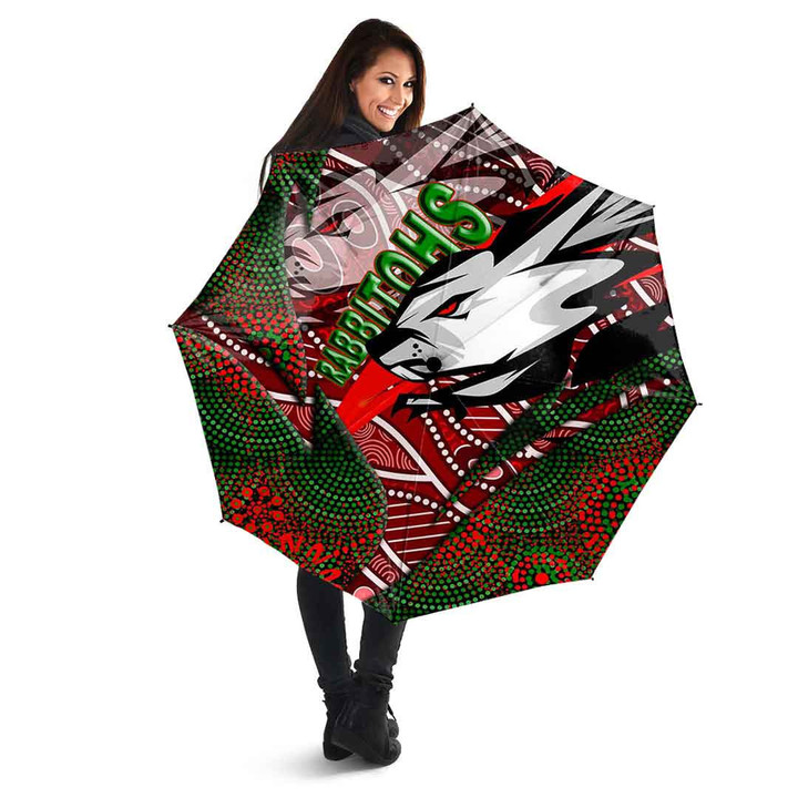 Love New Zealand - South Sydney Rabbitohs Aboriginal Umbrellas | africazone.store
