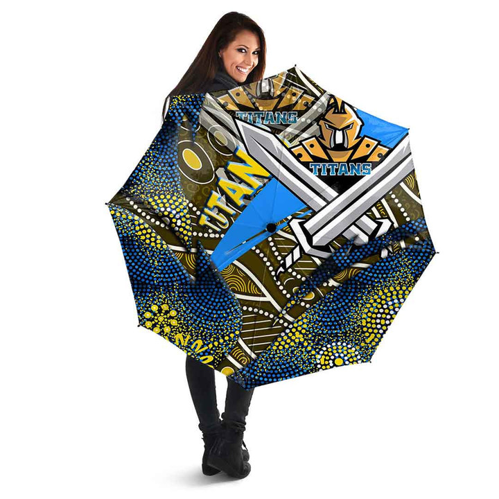 Love New Zealand - Gold Coast Titans Aboriginal Umbrellas | africazone.store
