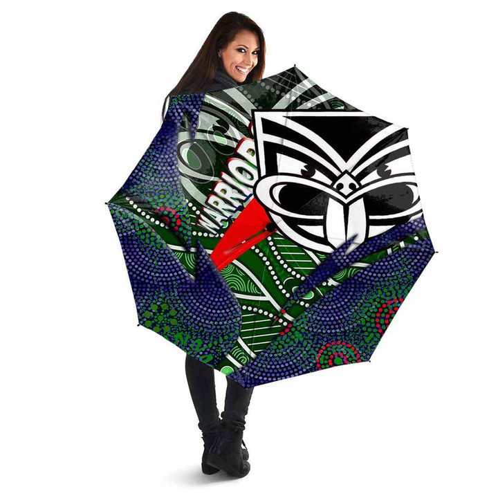 Love New Zealand - New Zealand Warriors Aboriginal Umbrellas | africazone.store
