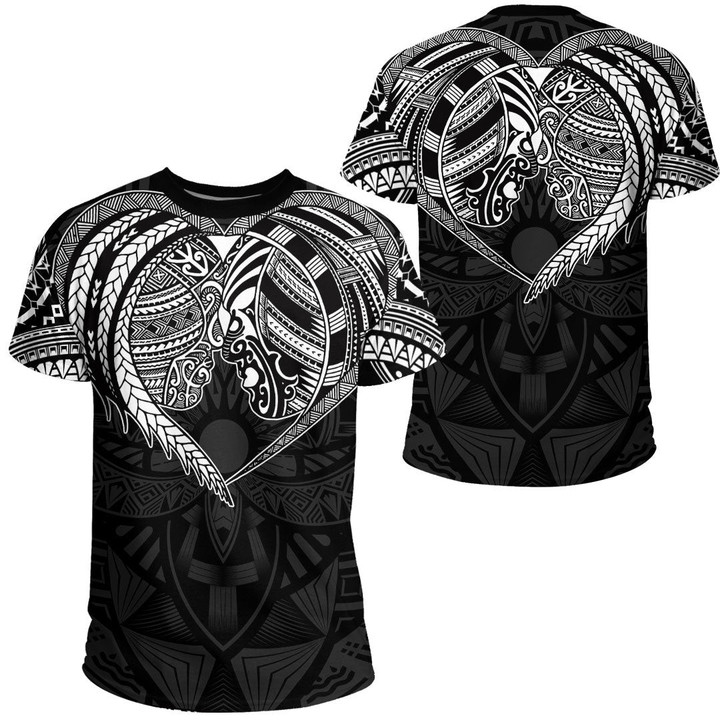 LoveNewZealand Clothing - Polynesian Tattoo Style T-Shirt A7 | LoveNewZealand