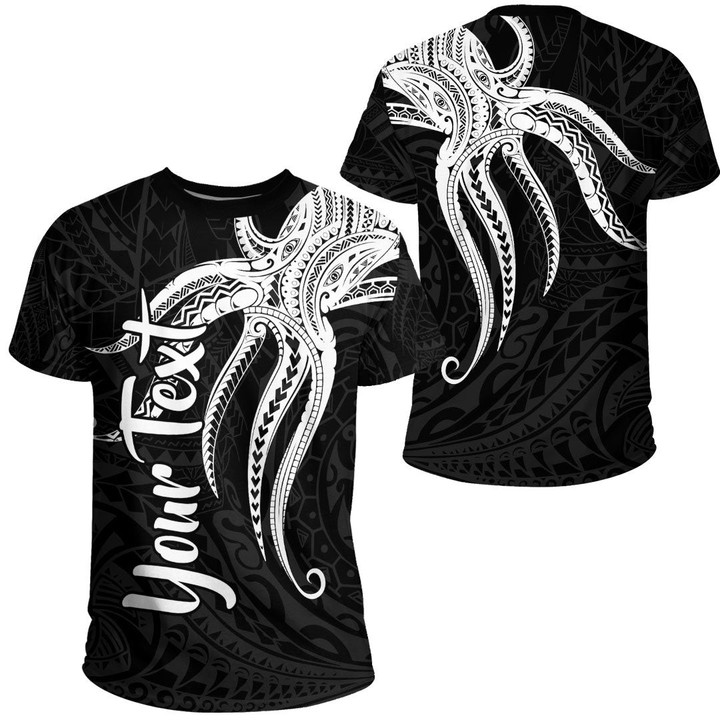 LoveNewZealand Clothing - Polynesian Tattoo Style Octopus Tattoo T-Shirt A7 | LoveNewZealand