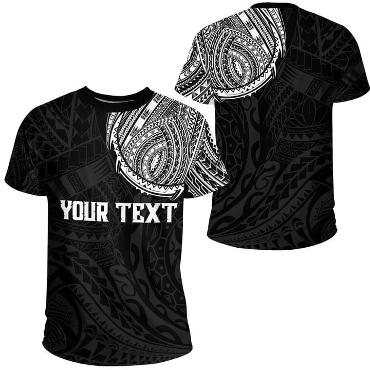 LoveNewZealand Clothing - (Custom) Polynesian Tattoo Style T-Shirt A7 | LoveNewZealand