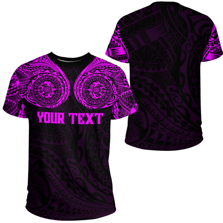 LoveNewZealand Clothing - (Custom) Polynesian Tattoo Style - Pink Version T-Shirt A7 | LoveNewZealand