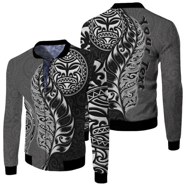 Love New Zealand Clothing - Maori Symbol Fleece Winter Jacket A95 | Love New Zealand