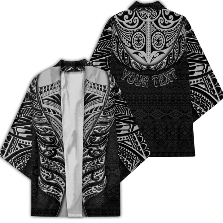 Maori Fern Neck Kimono A95 | Love New Zealand
