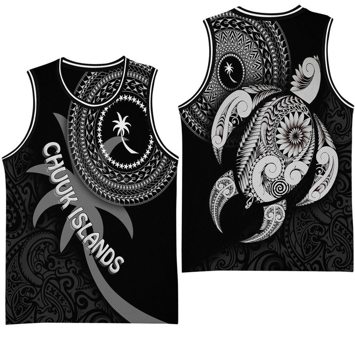 Love New Zealand Clothing - Chuuk Islands Polynesia - Basketball Jersey A95 | Love New Zealand