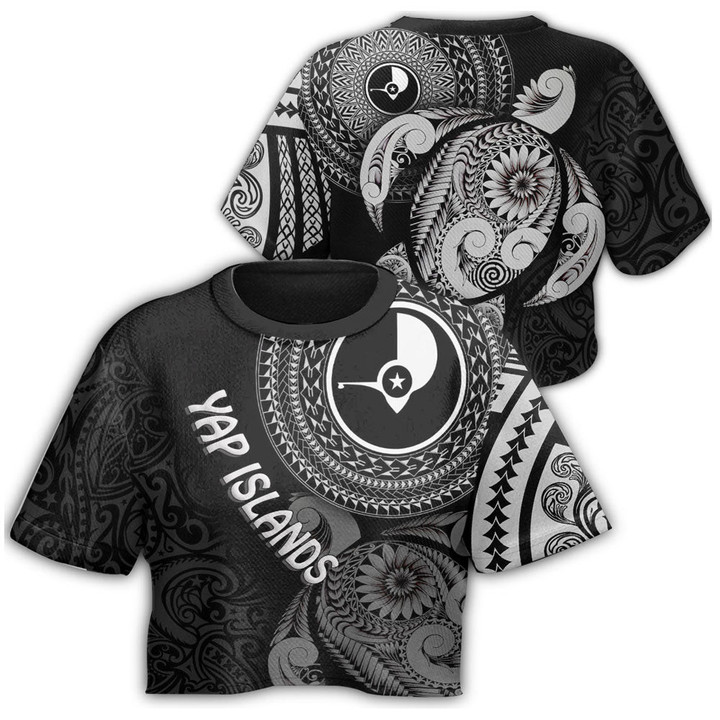 Love New Zealand Clothing - Yap Islands Polynesia - Croptop T-shirt A95 | Love New Zealand